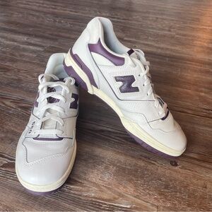 New Balance 550 x Aime Leon Dore Plum & Cream Sneaker Size Size 10